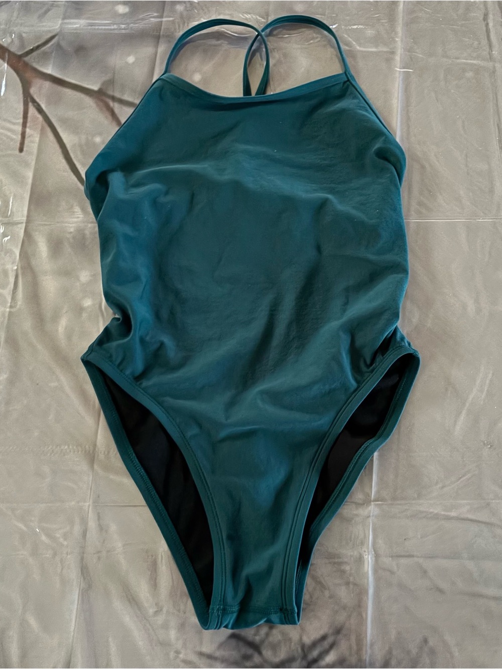 Jolyn Clothing Teal Green One-Piece Swimsuit - Picture 3 of 6